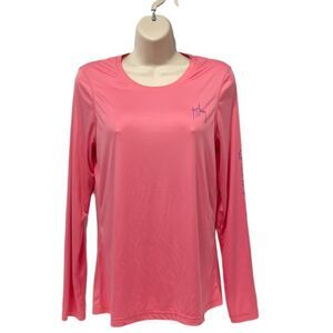 Guy Harvey Long Sleeve Performance‎ Pullover T-Shirt Women’s Sz M